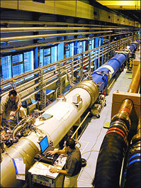 The prototype LHC full cell during test