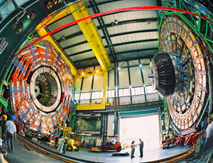 CMS before the detector was closed