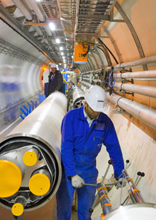 L'installation de la ligne de distribution cryogénique