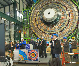 In the cavern of the CMS experiment